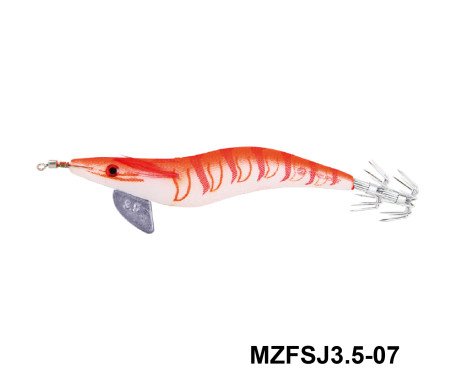 AQUA MARINE - Cloth Squid Jig Lure with Glow (3.5)